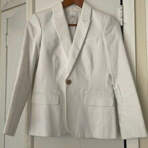 J.Crew Tailored White Blazer - Size 0
